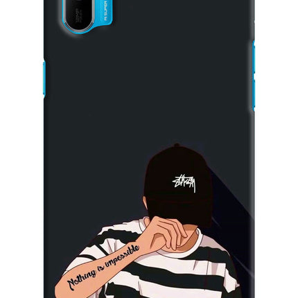 Aesthetic Boy Realme C3 Hard Case Back Cover by Casekaro