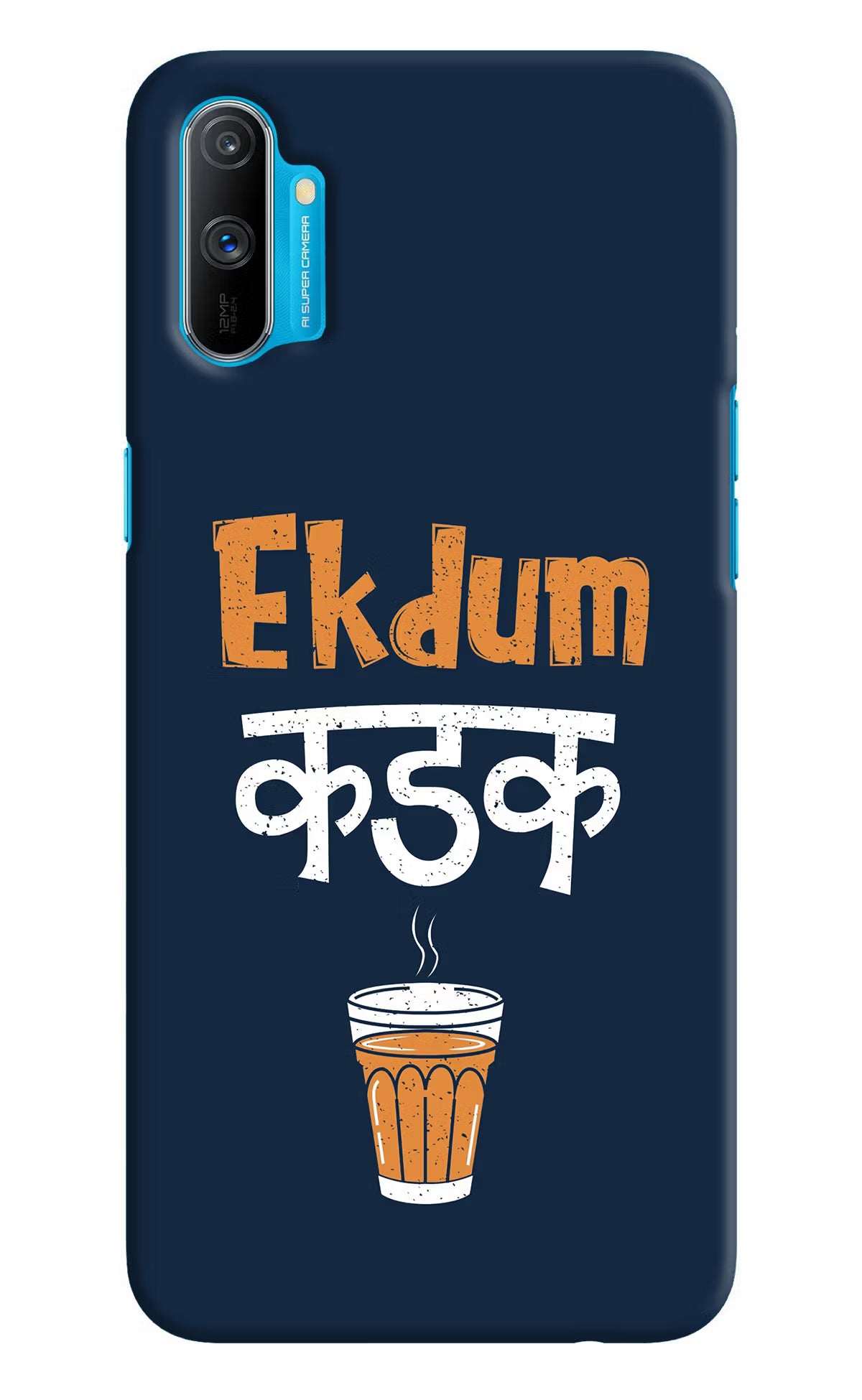 Ekdum Kadak Chai Realme C3 Hard Case Back Cover by Casekaro