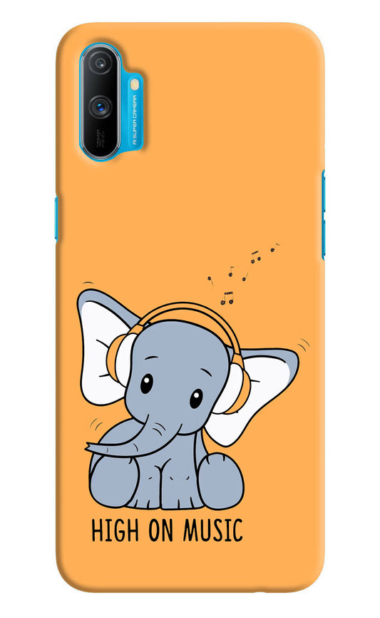 High On Music Realme C3 Hard Case Back Cover by Casekaro