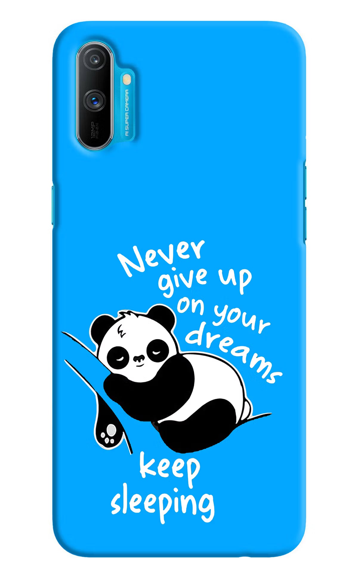 Keep Sleeping Realme C3 Hard Case Back Cover by Casekaro