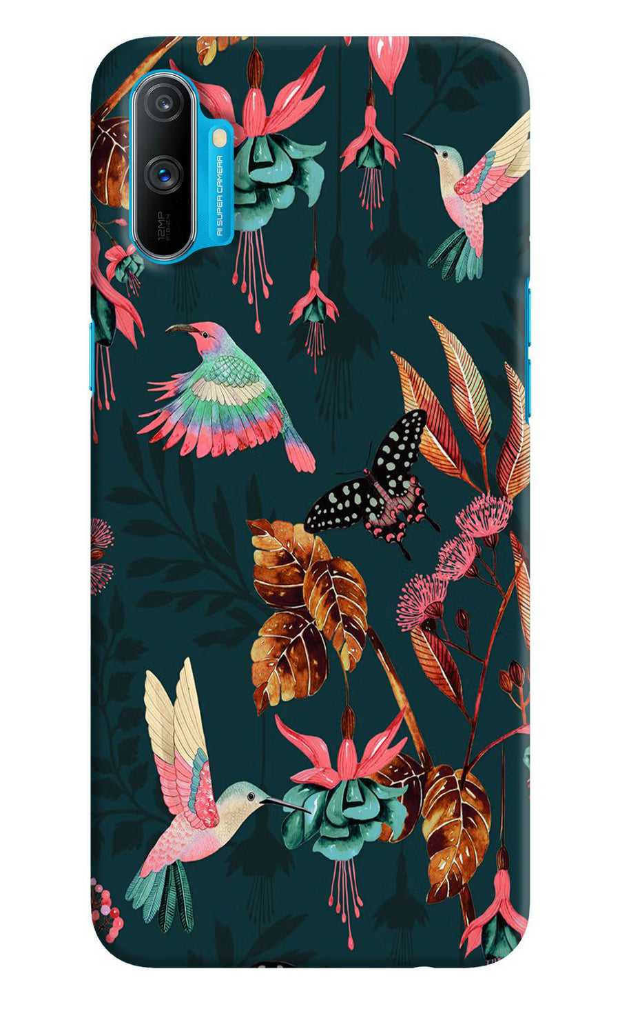 Birds Realme C3 Back Cover, Hard case