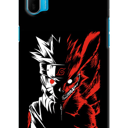 Naruto Two Face Realme C3 Hard Case Back Cover by Casekaro