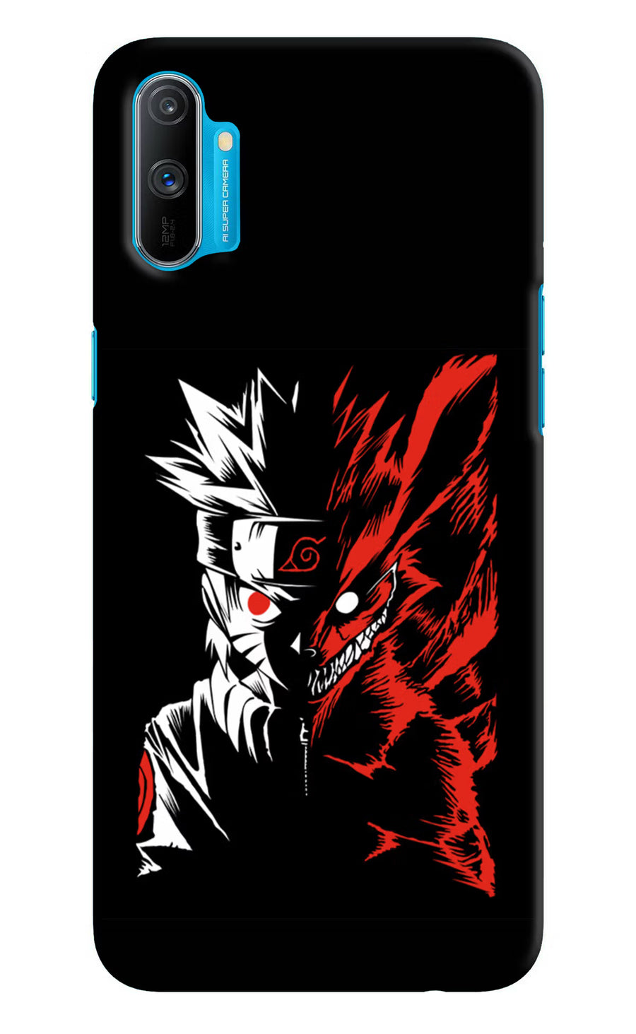 Naruto Two Face Realme C3 Back Cover, Hard case