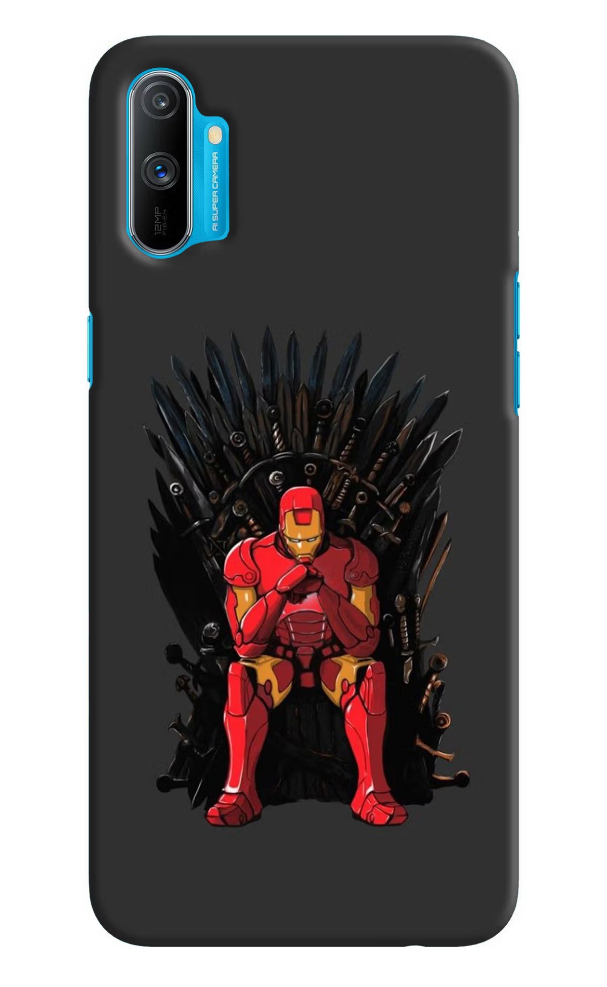 Ironman Throne Realme C3 Hard Case Back Cover by Casekaro