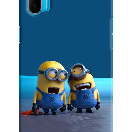 Minion Laughing Realme C3 Hard Case Back Cover by Casekaro