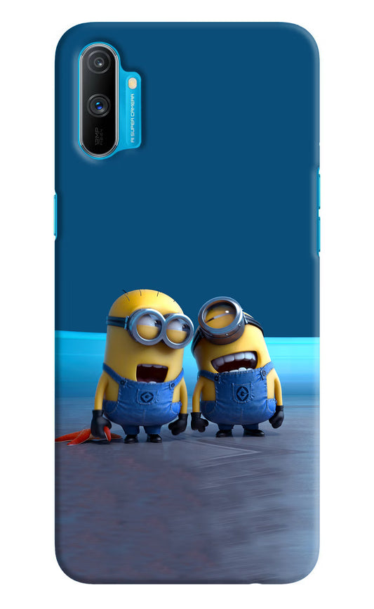Minion Laughing Realme C3 Hard Case Back Cover by Casekaro