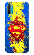 Superman logo Realme C3 Hard Case Back Cover by Casekaro