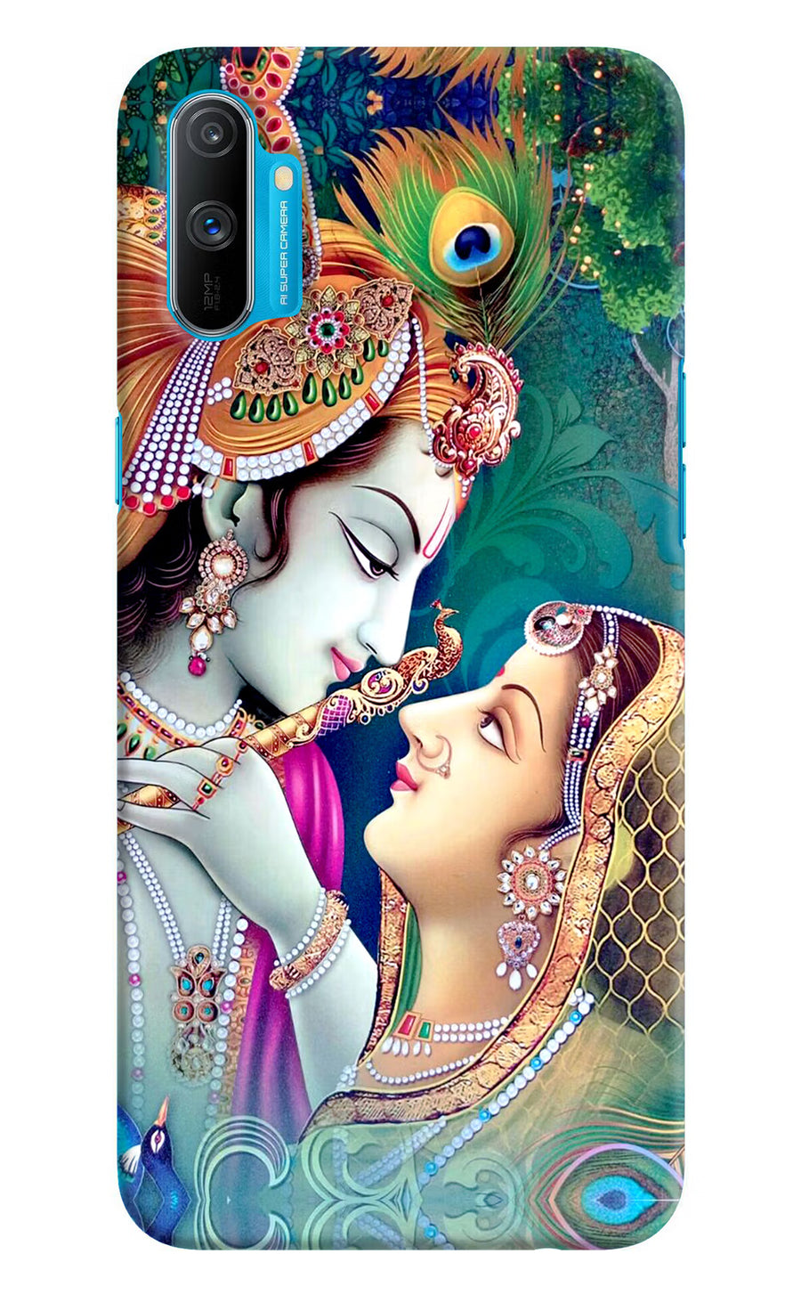 Lord Radha Krishna Realme C3 Back Cover, Hard case