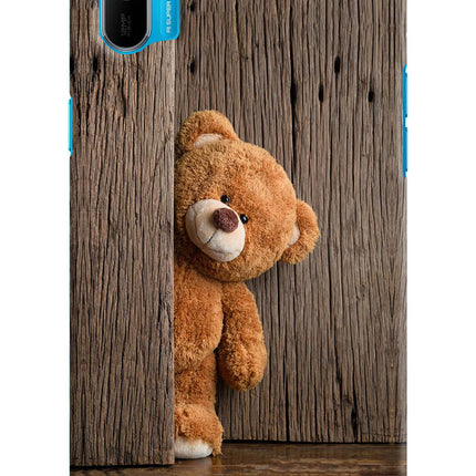 Teddy Wooden Realme C3 Hard Case Back Cover by Casekaro
