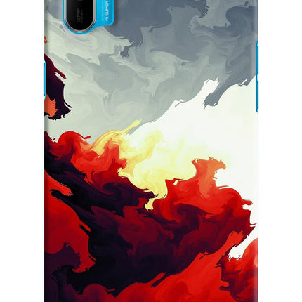 Fire Cloud Realme C3 Hard Case Back Cover by Casekaro