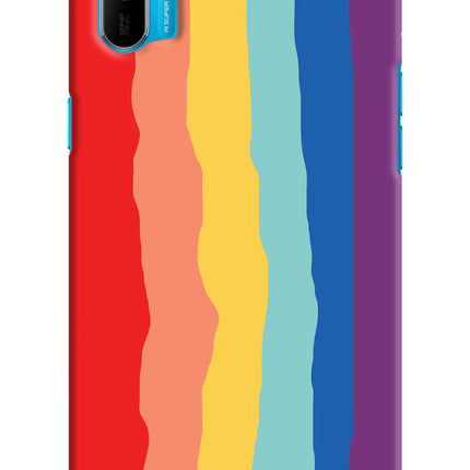 Rainbow Realme C3 Hard Case Back Cover by Casekaro