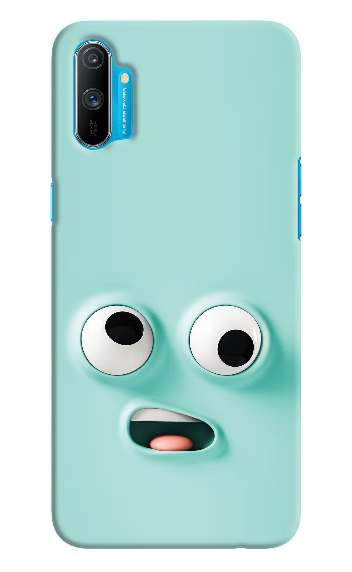 Funny Cartoon Realme C3 Hard Case Back Cover by Casekaro