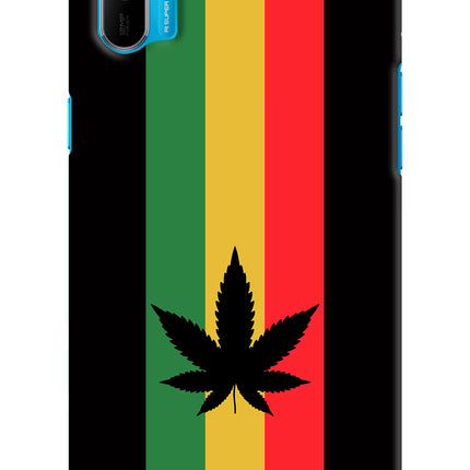 Weed Flag Realme C3 Hard Case Back Cover by Casekaro