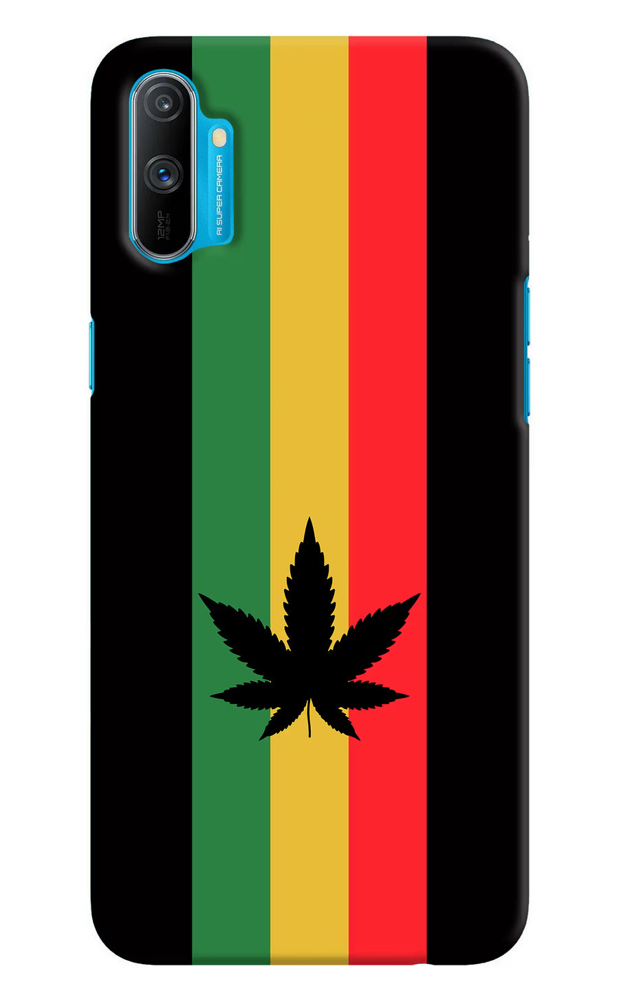 Weed Flag Realme C3 Back Cover, Hard case