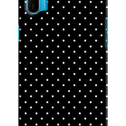 White Dots Realme C3 Hard Case Back Cover by Casekaro