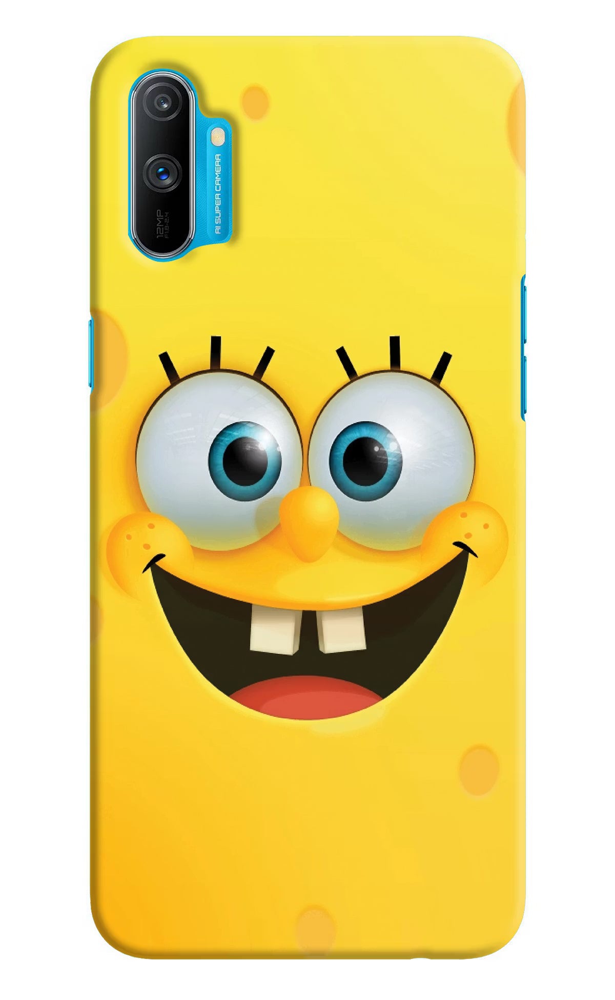Sponge 1 Realme C3 Hard Case Back Cover by Casekaro
