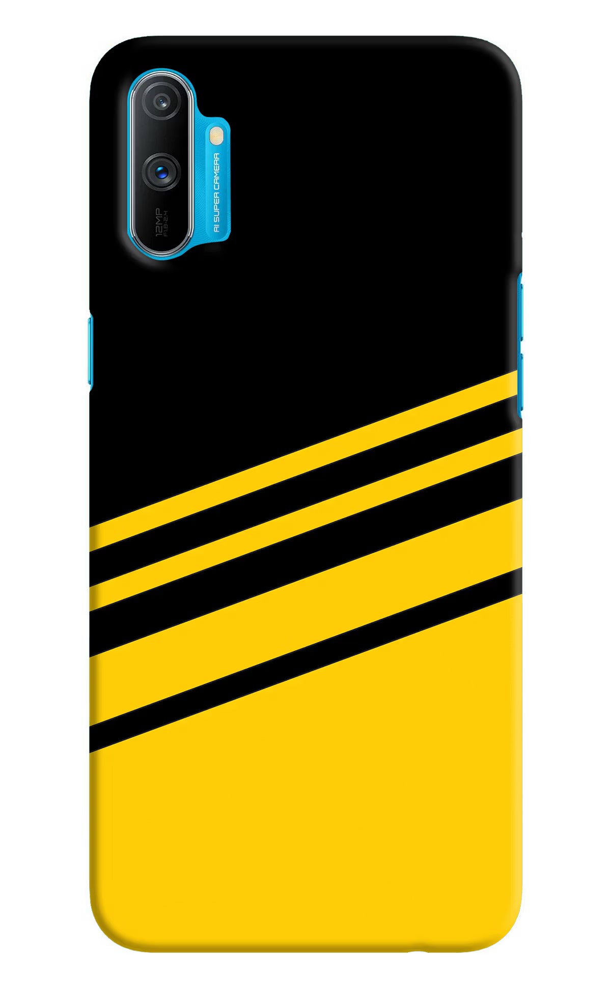 Yellow Shades Realme C3 Hard Case Back Cover by Casekaro