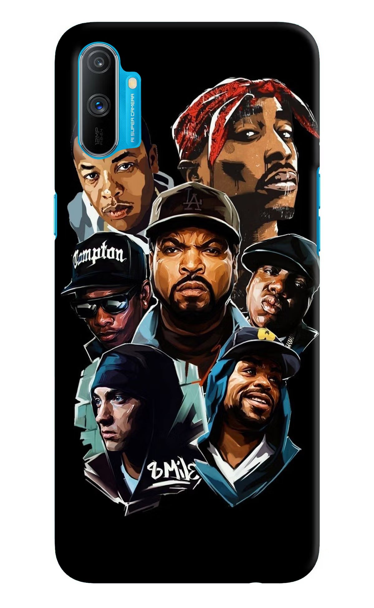 Rappers Realme C3 Hard Case Back Cover by Casekaro