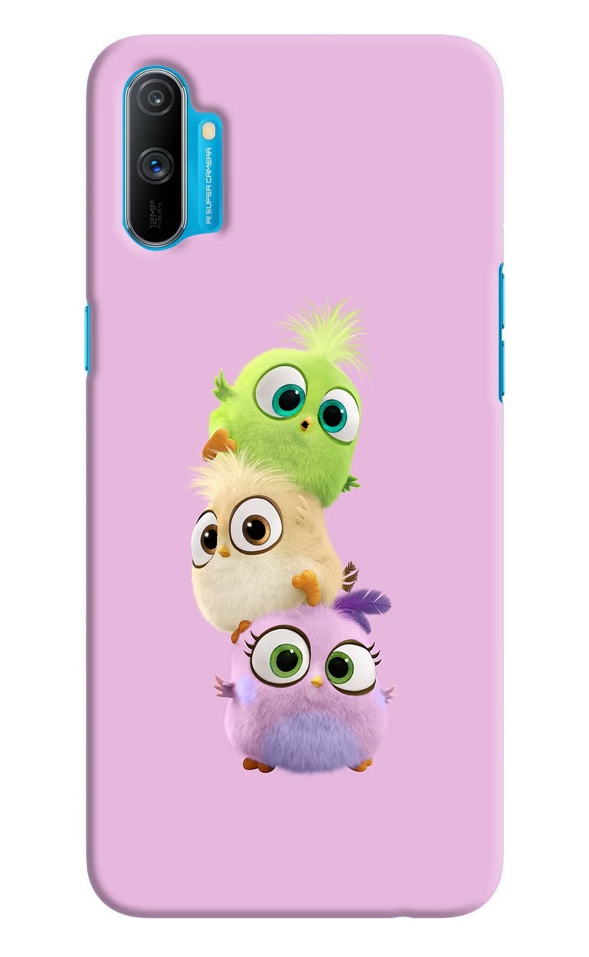 Cute Little Birds Realme C3 Hard Case Back Cover by Casekaro