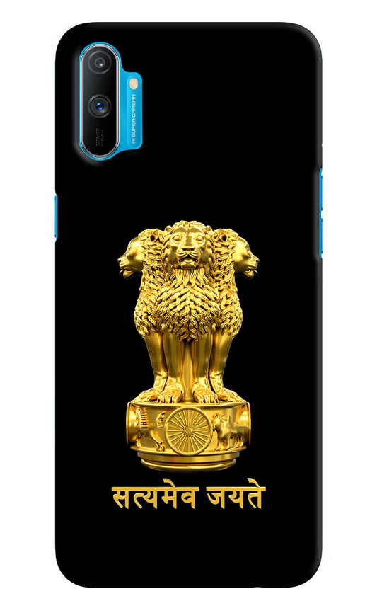 Satyamev Jayate Golden Realme C3 Hard Case Back Cover by Casekaro