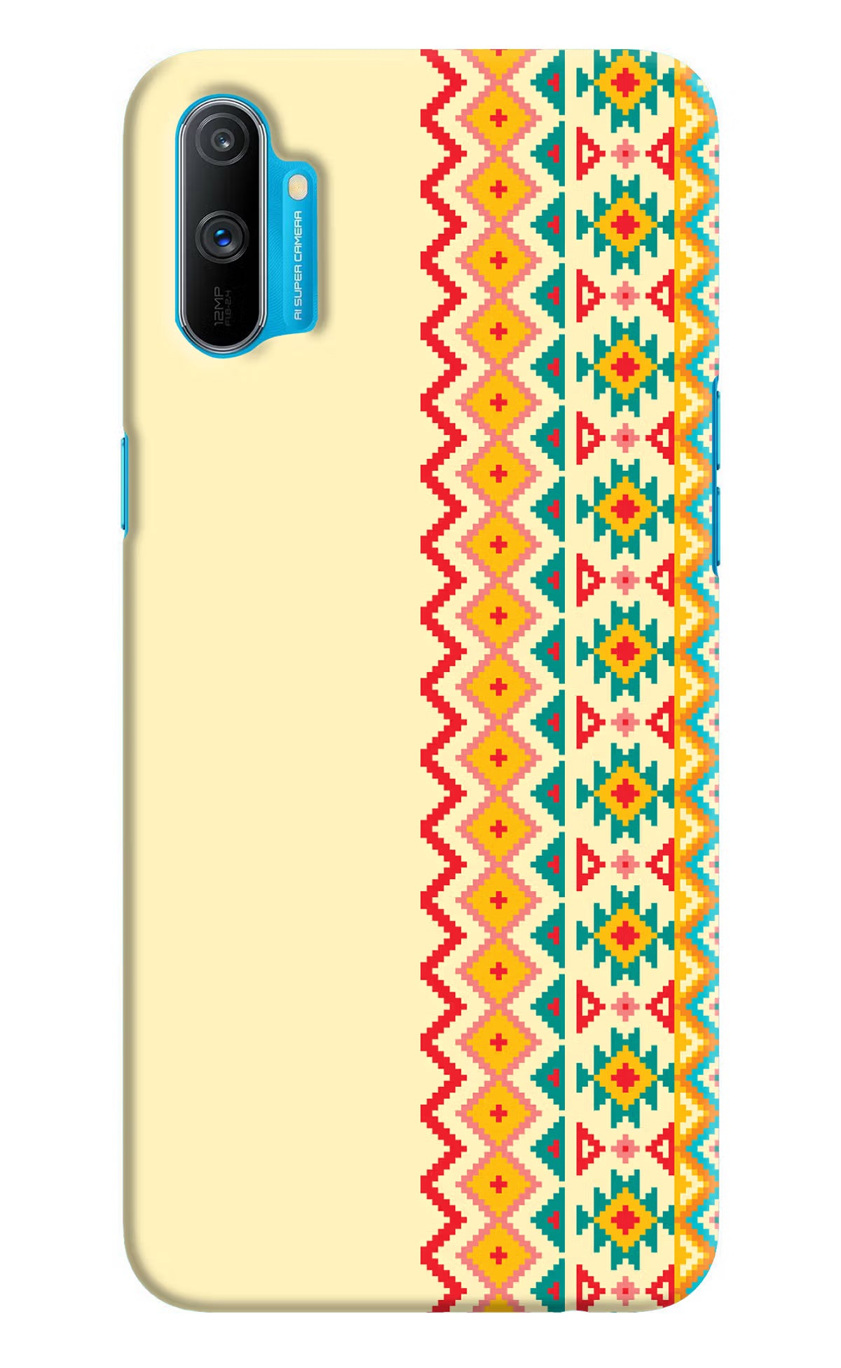 Ethnic Seamless Realme C3 Hard Case Back Cover by Casekaro