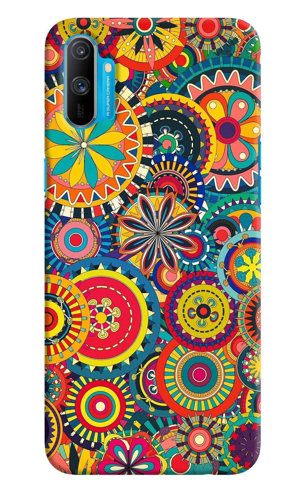 Gol Gol Art Realme C3 Hard Case Back Cover by Casekaro