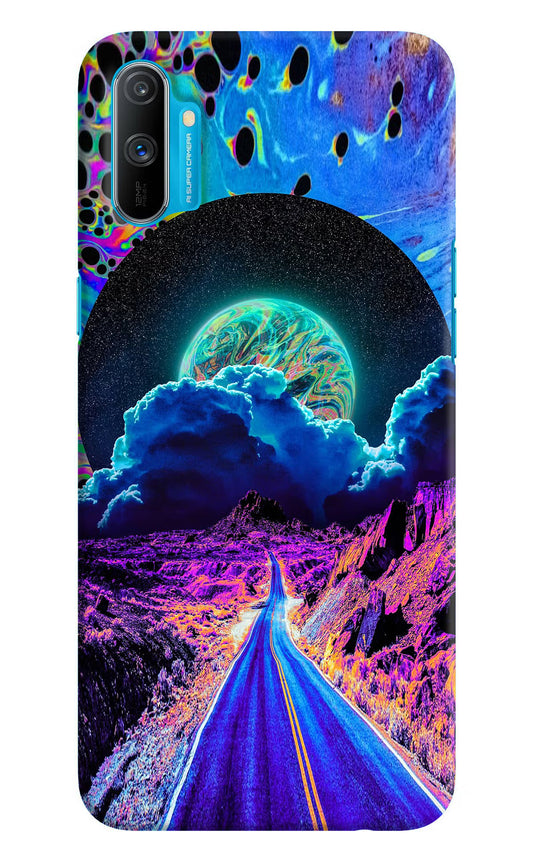 Psychedelic Painting Realme C3 Hard Case Back Cover by Casekaro