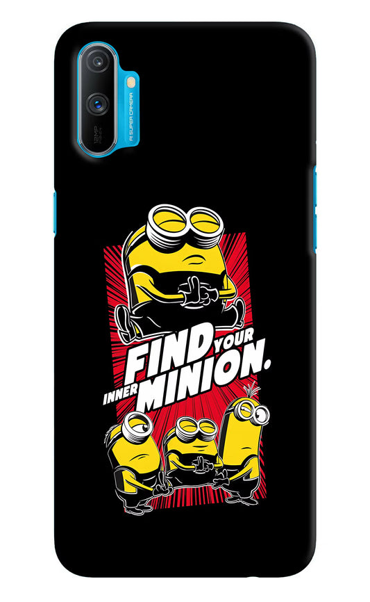 Find your inner Minion Realme C3 Hard Case Back Cover by Casekaro