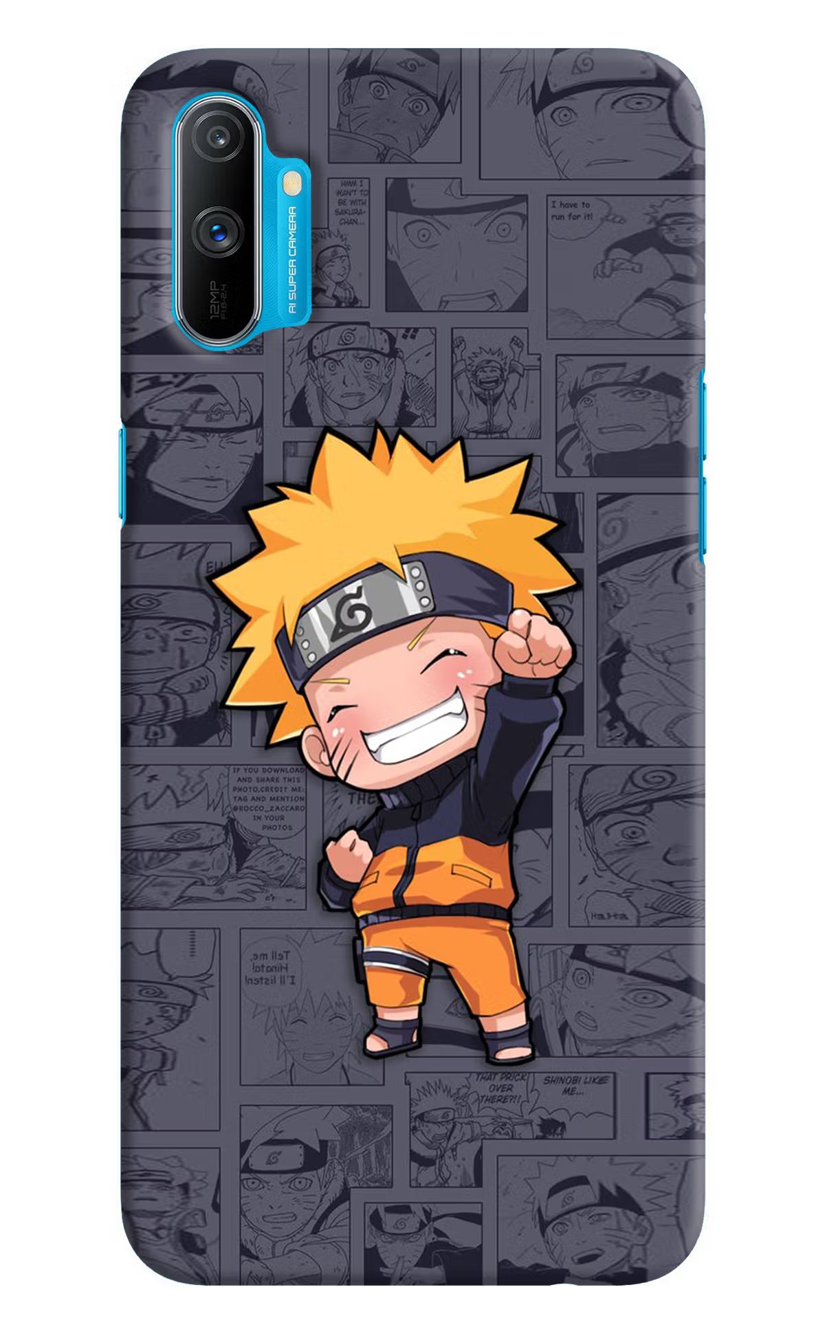 Chota Naruto Realme C3 Hard Case Back Cover by Casekaro