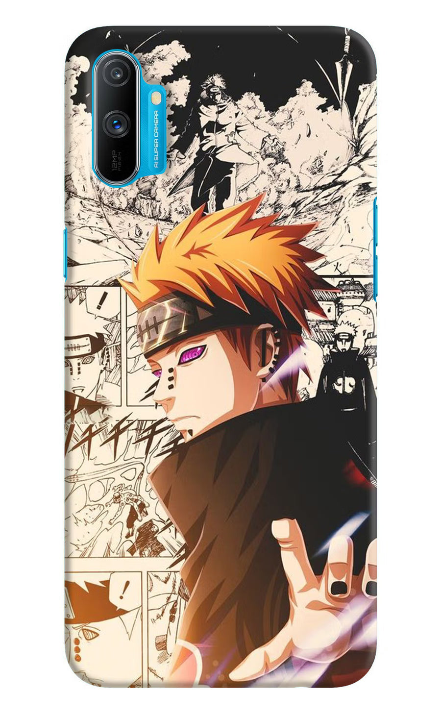 Pain Anime Realme C3 Back Cover, Hard case