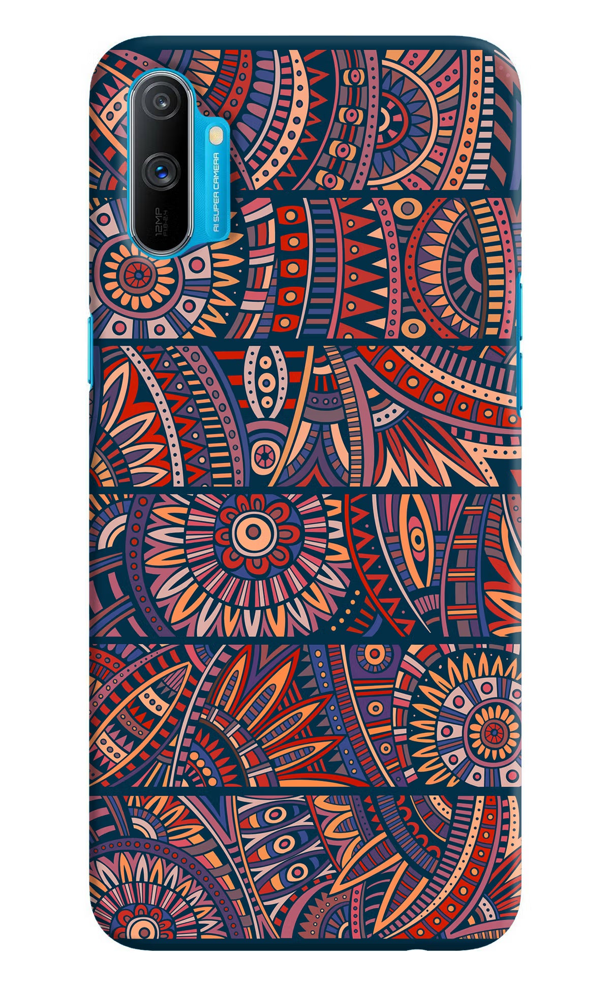 African Culture Design Realme C3 Hard Case Back Cover by Casekaro