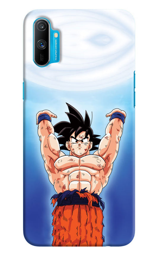 Goku Power Realme C3 Hard Case Back Cover by Casekaro