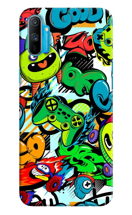 Game Doodle Realme C3 Hard Case Back Cover by Casekaro