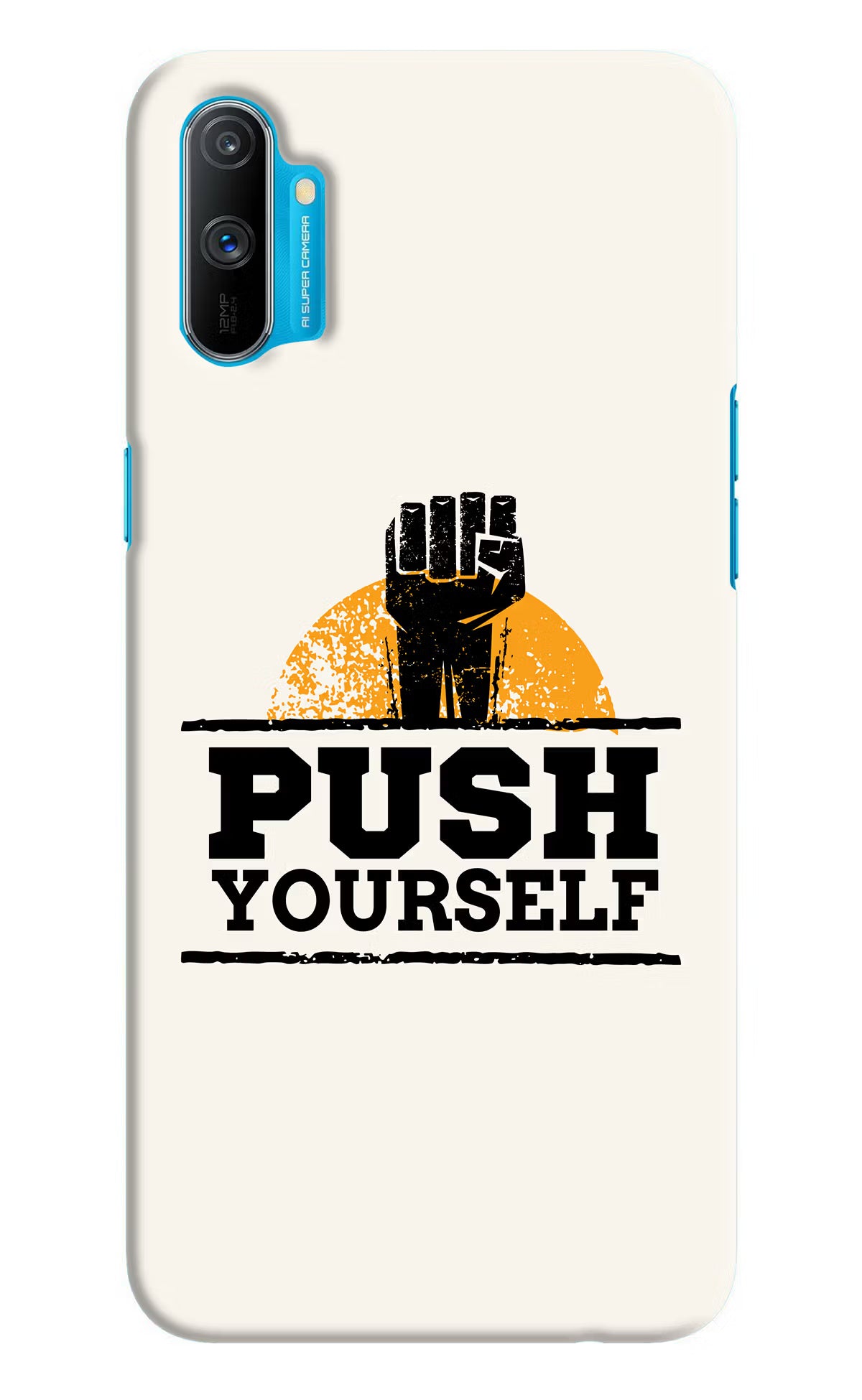 Push Yourself Realme C3 Hard Case Back Cover by Casekaro