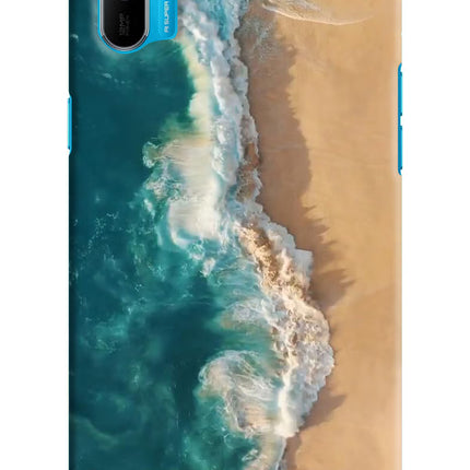 Ocean Beach Realme C3 Hard Case Back Cover by Casekaro