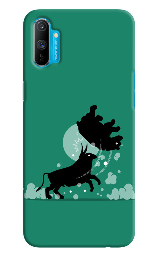 Bull Conqueror Realme C3 Hard Case Back Cover by Casekaro