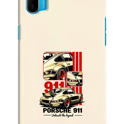 Classic Porsche 911 Realme C3 Hard Case Back Cover by Casekaro