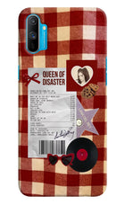 Queen of Disaster Realme C3 Hard Case Back Cover by Casekaro