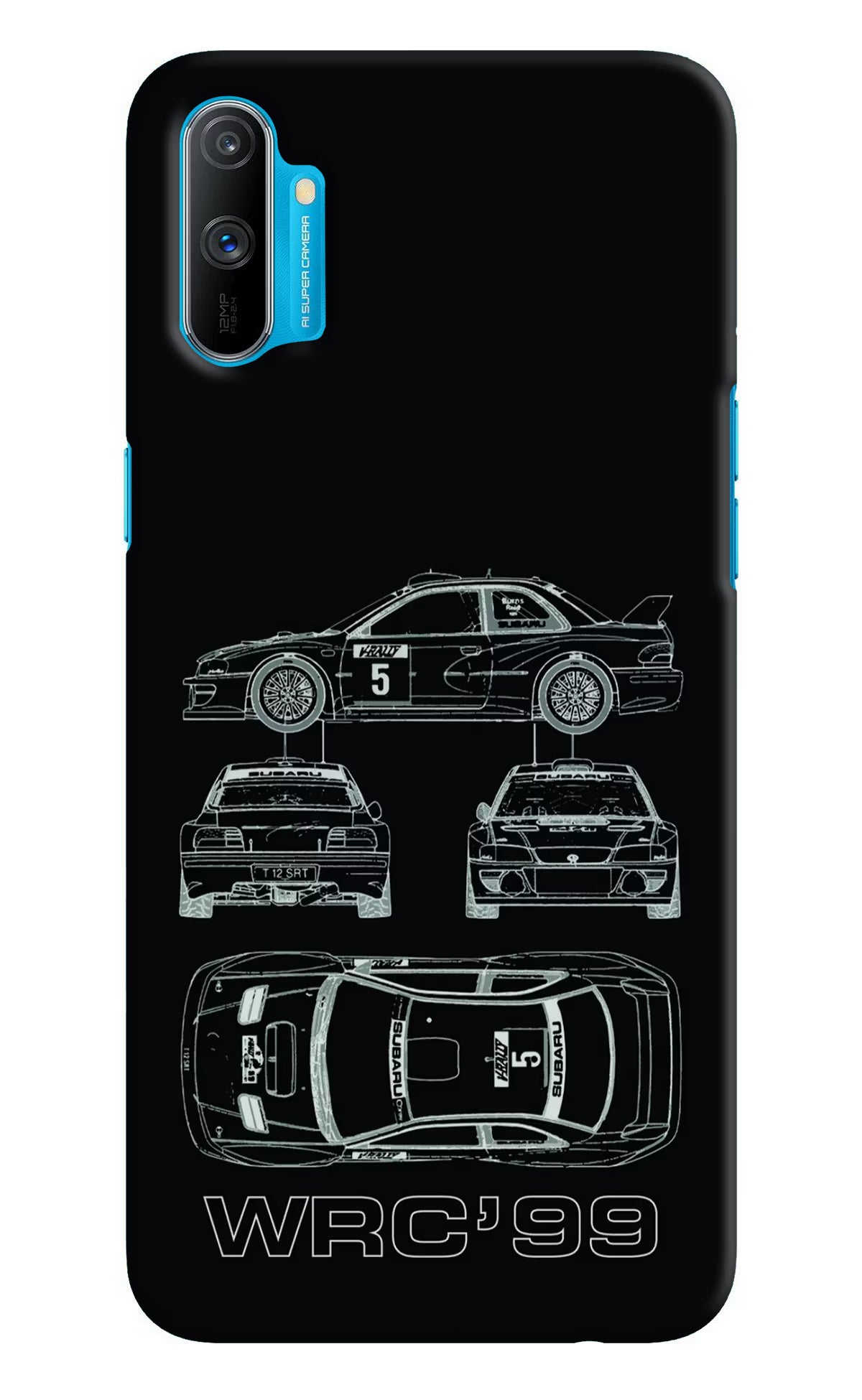WRC'99 Realme C3 Hard Case Back Cover by Casekaro