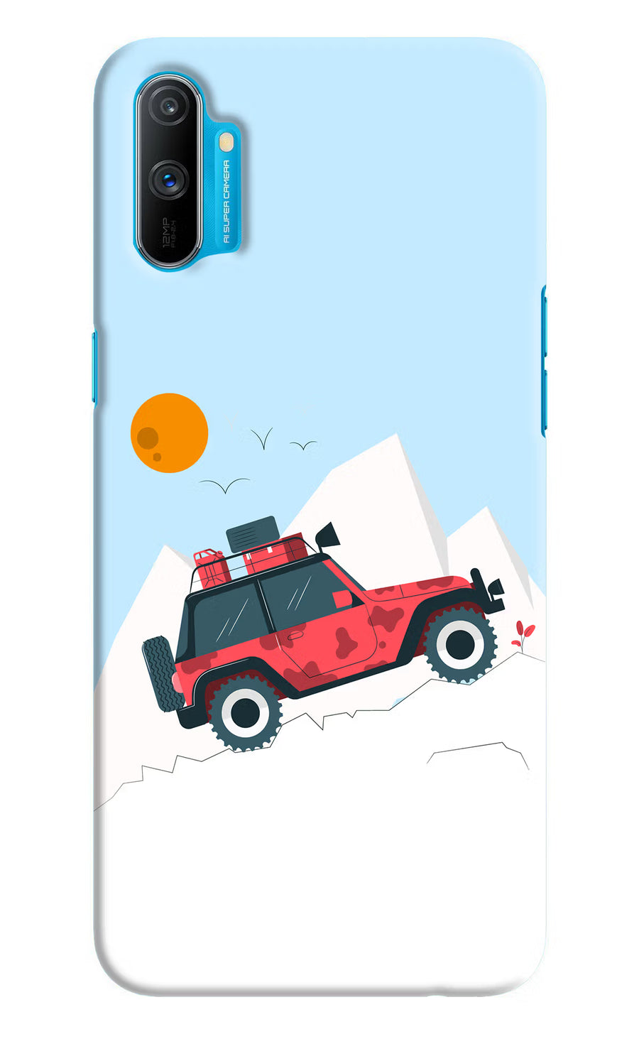 Mountain Trail Beast Realme C3 Back Cover, Hard case