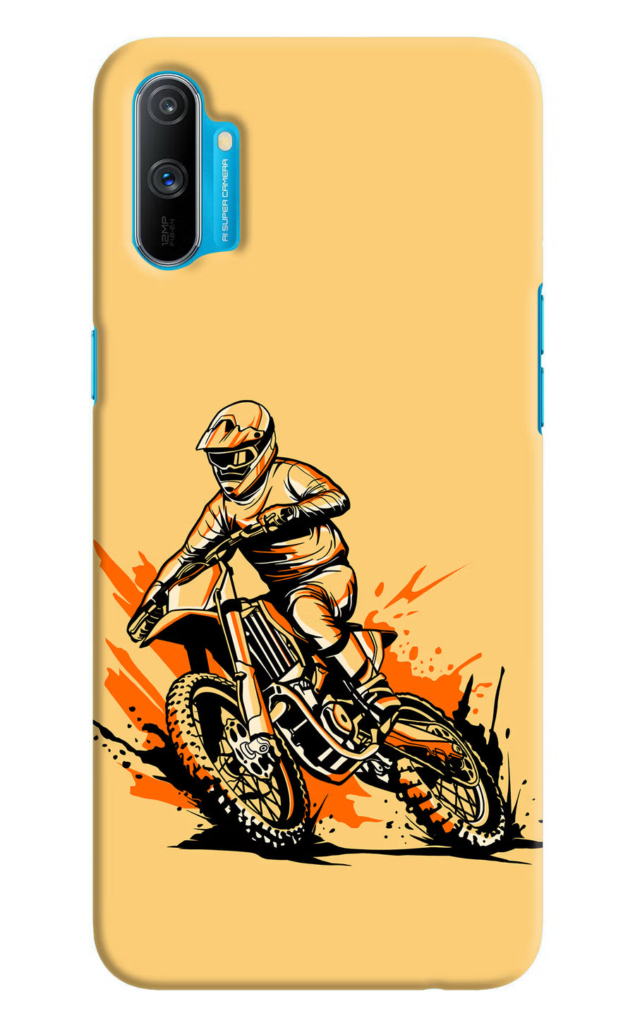Off-Road Fury Realme C3 Back Cover, Hard case