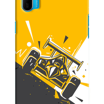 Track King Realme C3 Hard Case Back Cover by Casekaro