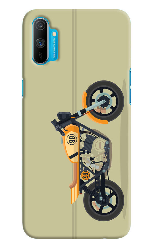 Vertical Speedster Realme C3 Hard Case Back Cover by Casekaro