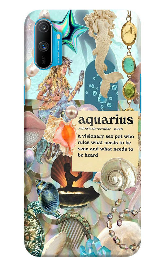 Aquarius Zodiac Realme C3 Hard Case Back Cover by Casekaro