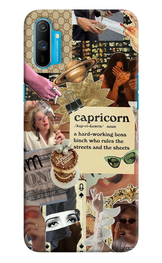 Capricorn Zodiac Realme C3 Hard Case Back Cover by Casekaro