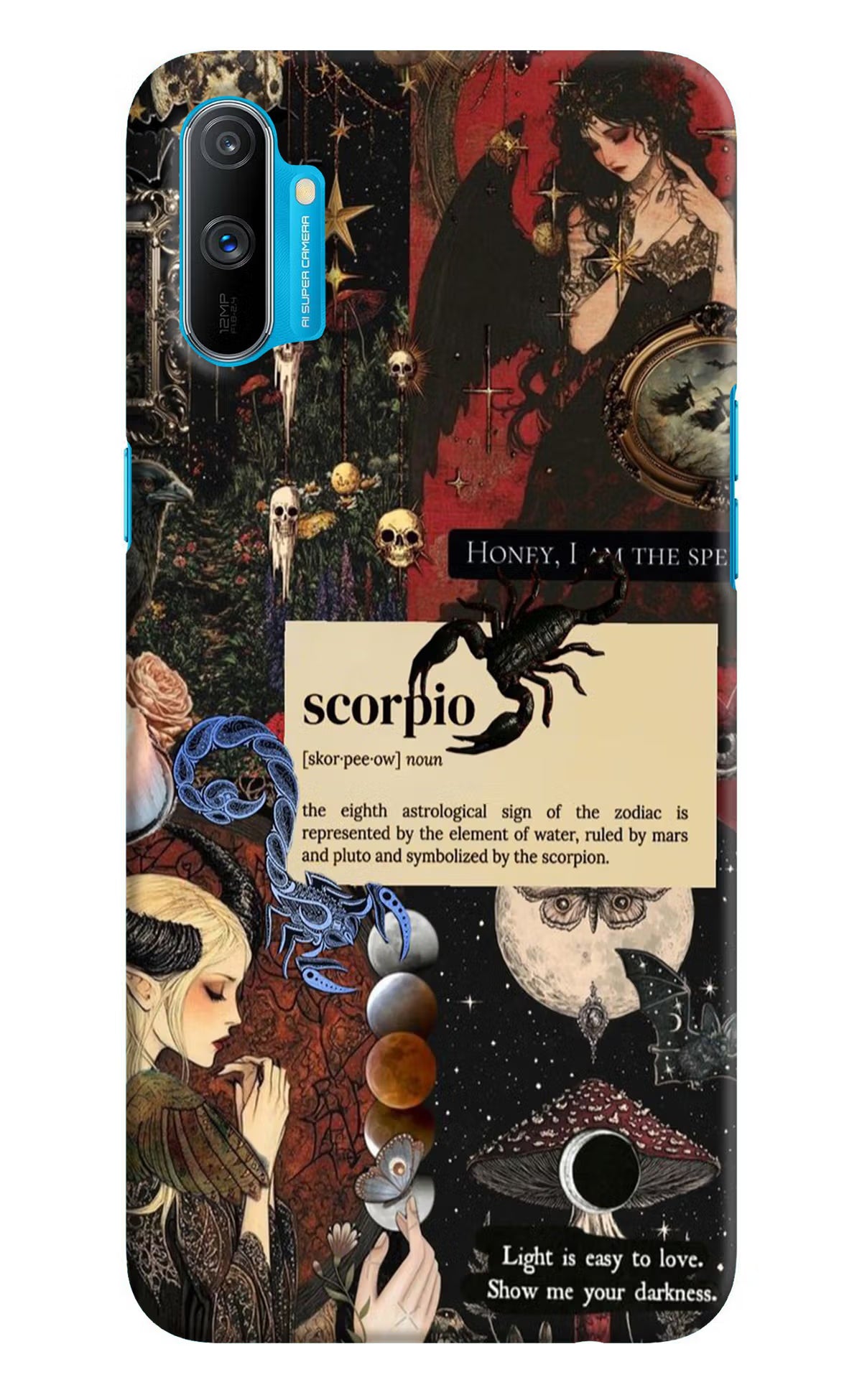 Scorpio Zodiac Realme C3 Hard Case Back Cover by Casekaro