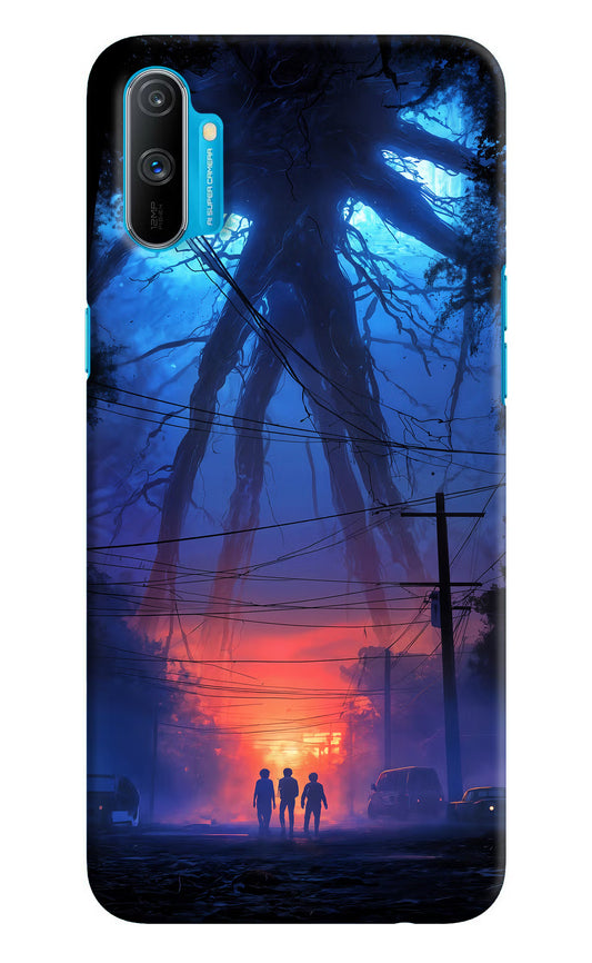 Ordinary Things Shadow Realme C3 Hard Case Back Cover by Casekaro
