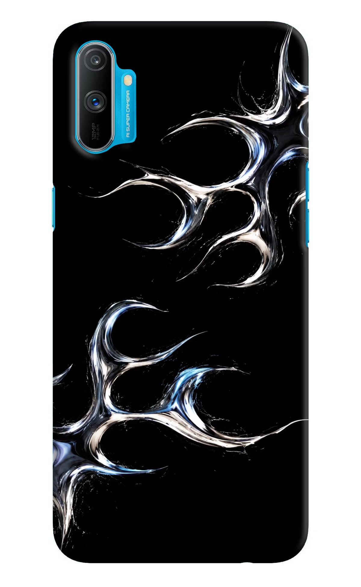 Chrome Tribal Realme C3 Hard Case Back Cover by Casekaro