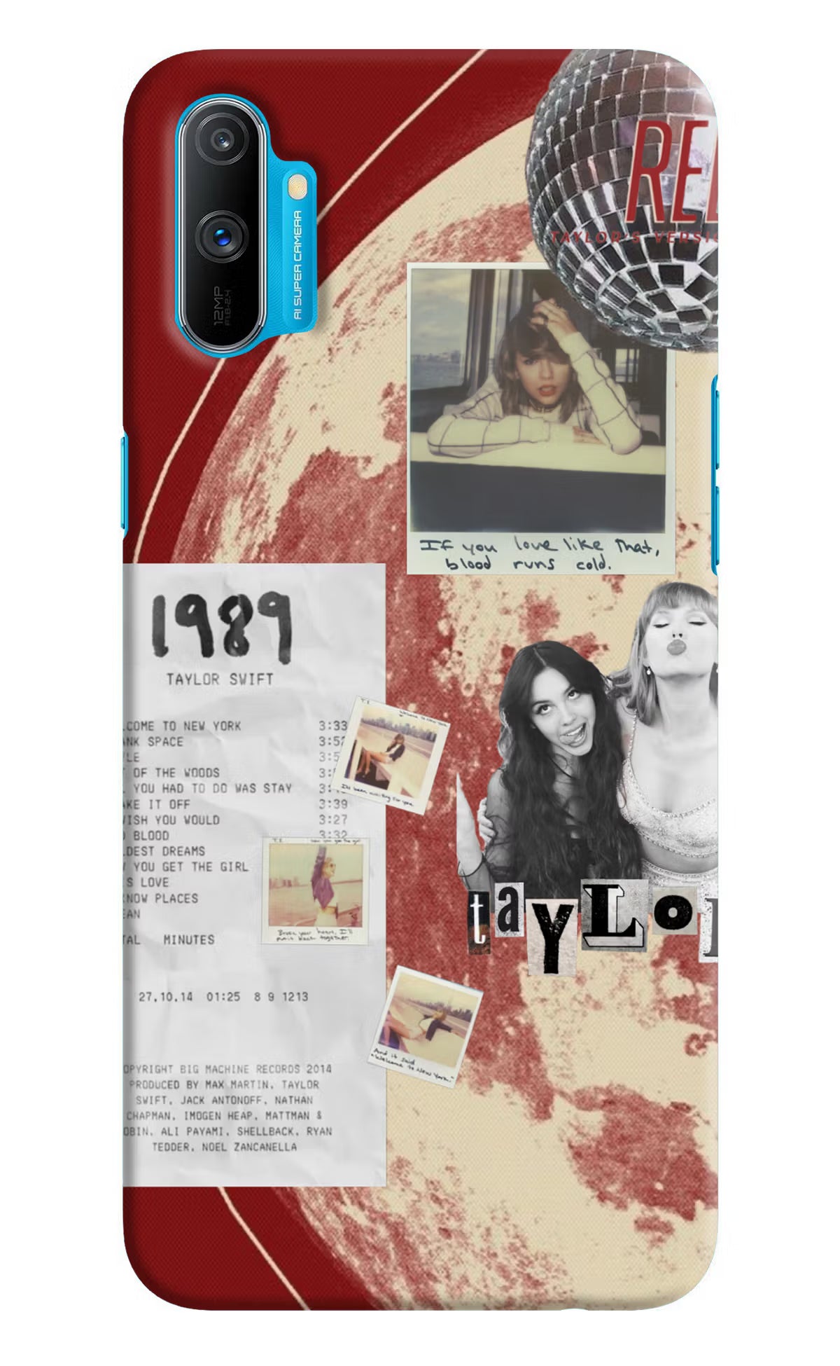 Taylor Swift Realme C3 Back Cover