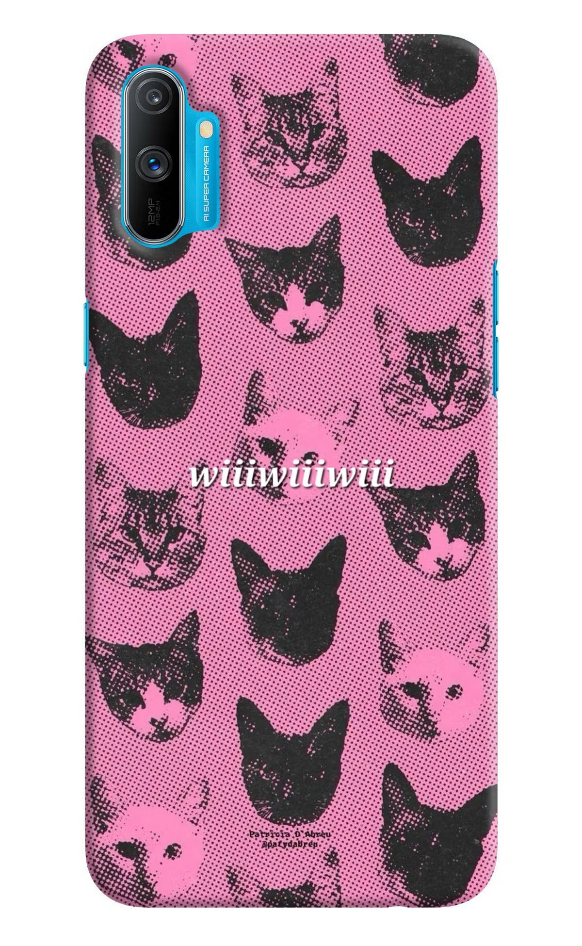 Pink Cats Realme C3 Back Cover